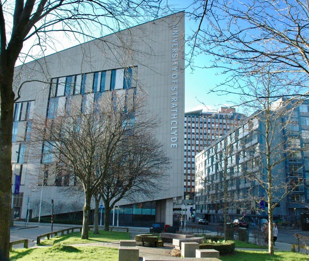 Bright Contemporary Merchant City Flat In Central Location Glasgow Exterior foto